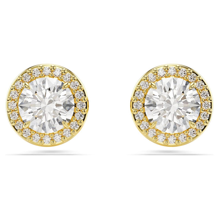 Swarovski Pave Stud Crystal Earrings