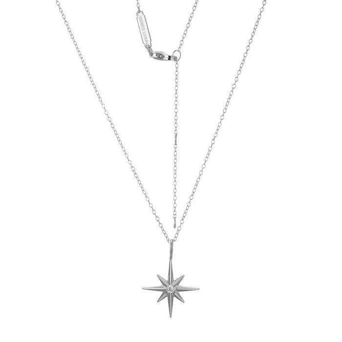 Monte Luna Sterling Silver Star Necklace