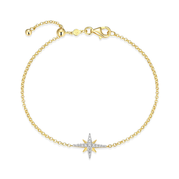 Monte Luna Gold Plated Star Bracelet