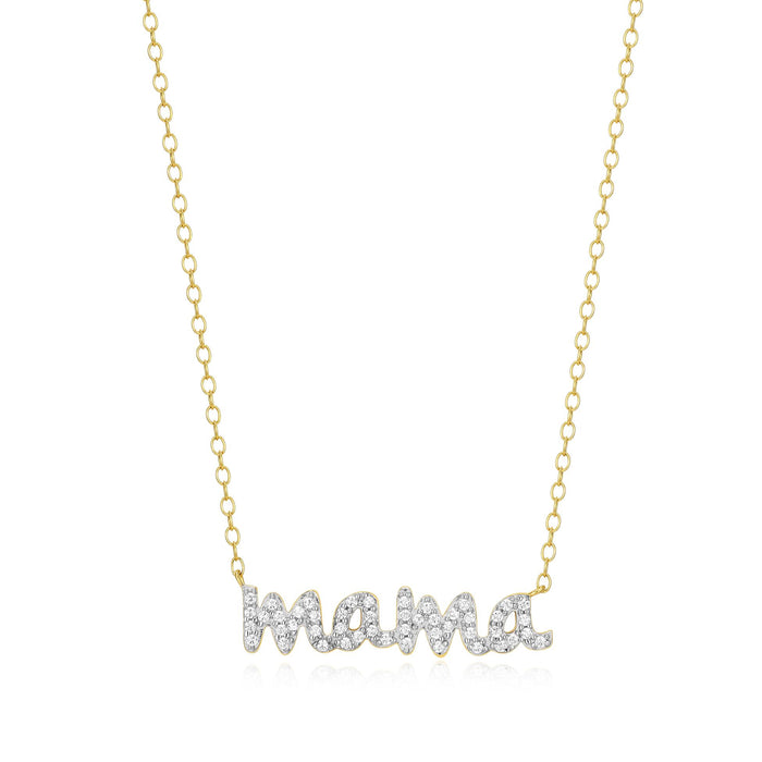 Monte Luna Gold Plated Mamma Necklace