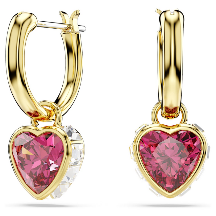 Swarovski Chroma Heart Earrings