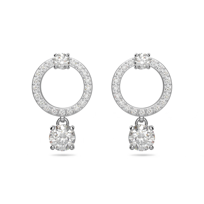 Swarovski Attract Circle Crystal Earrings