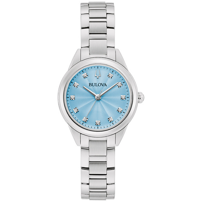 Bulova Sutton Watch: Light Blue Dial