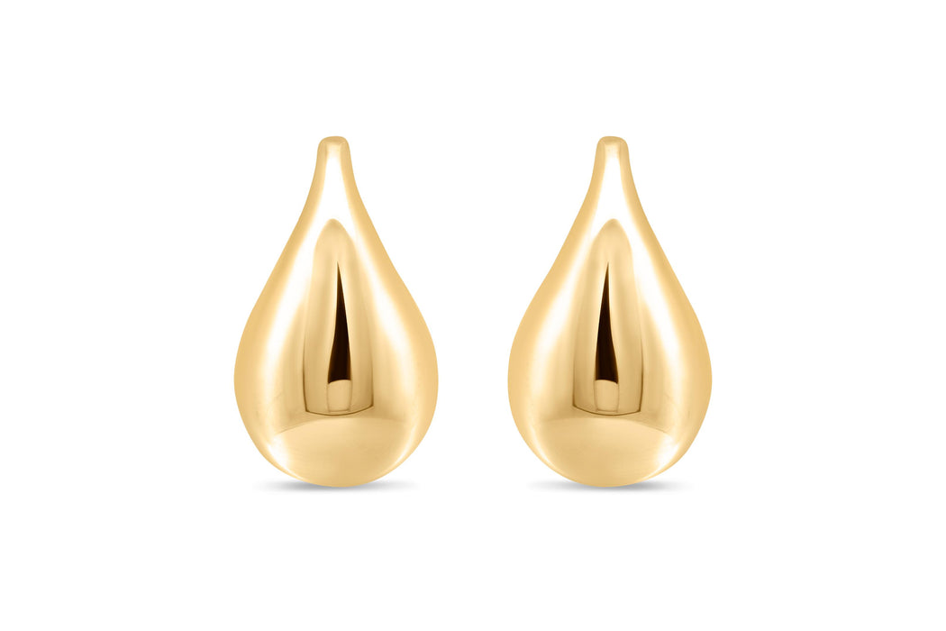 10KT Yellow Gold Teardrop Earrings