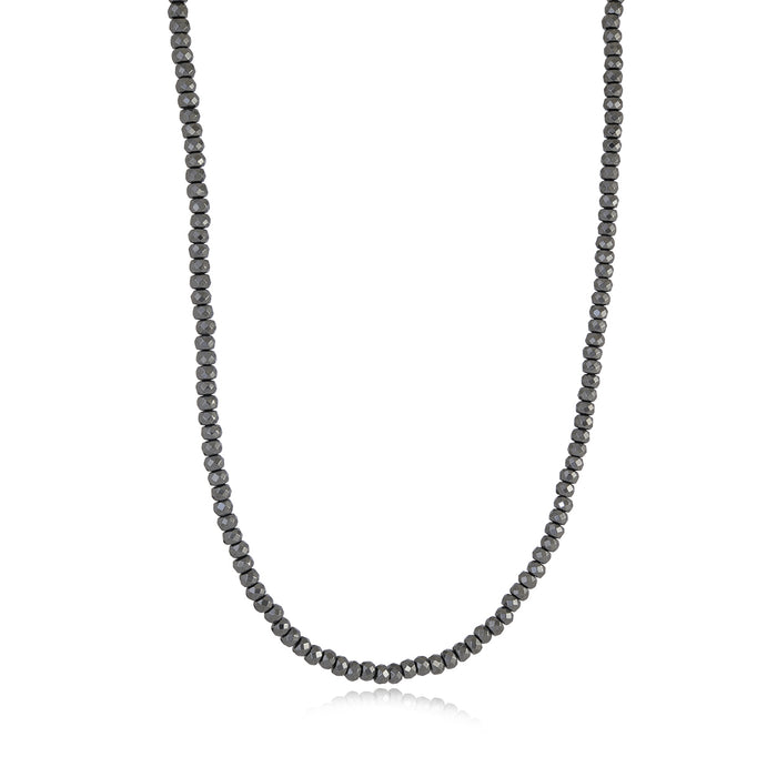 Italgem Stainless Steel Men's Hematite Necklace