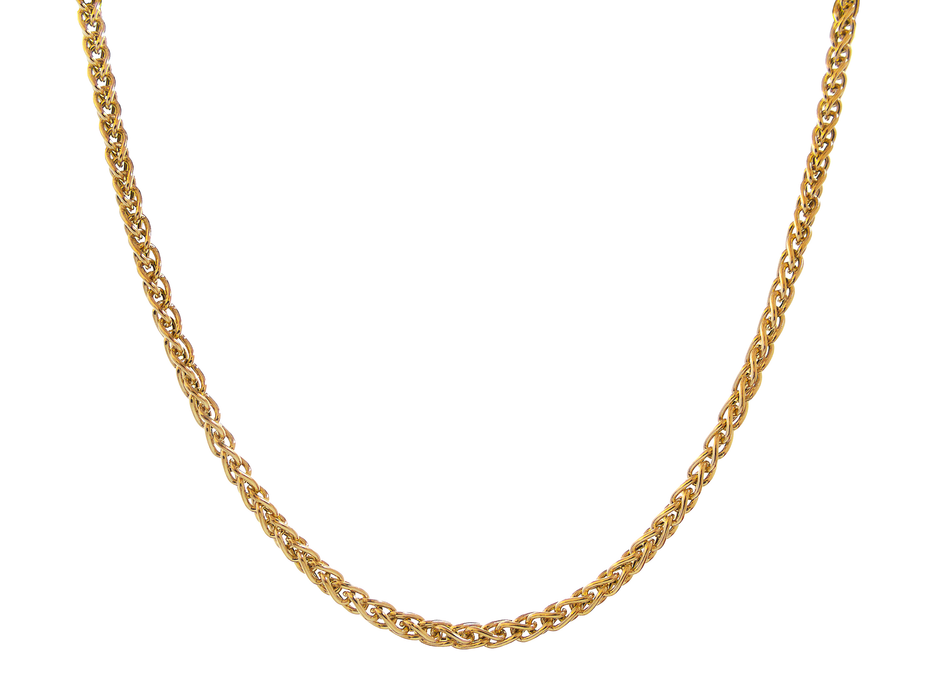 Casablanca Gold-Plated Rope Chain Sterling Silver Necklace