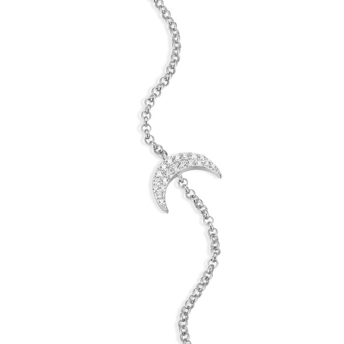 Monte Luna Silver Moon Bracelet