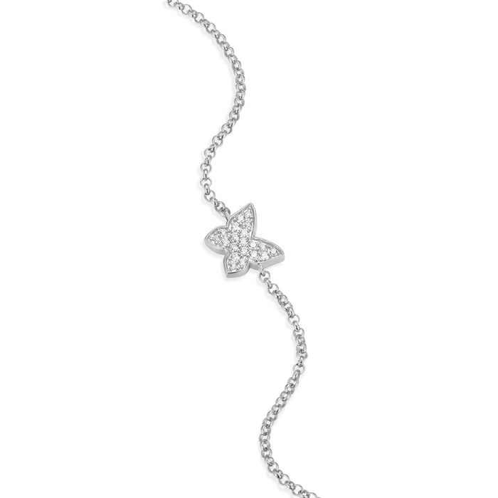 Monte Luna Silver Butterfly Bracelet