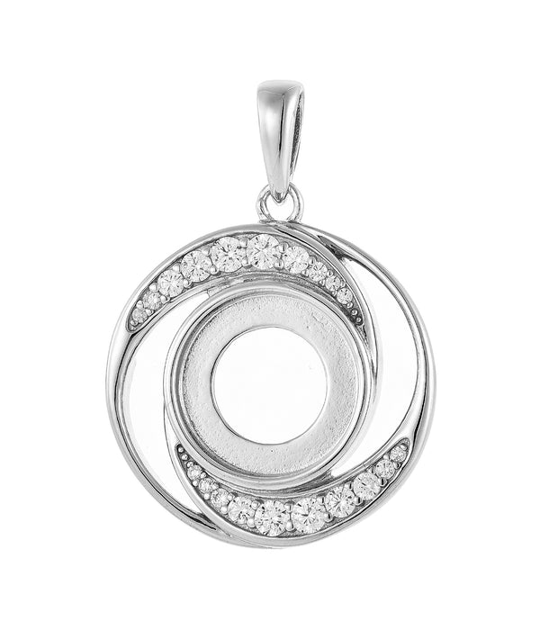 Casablanca Pop Whirlwind Sterling Silver Necklace