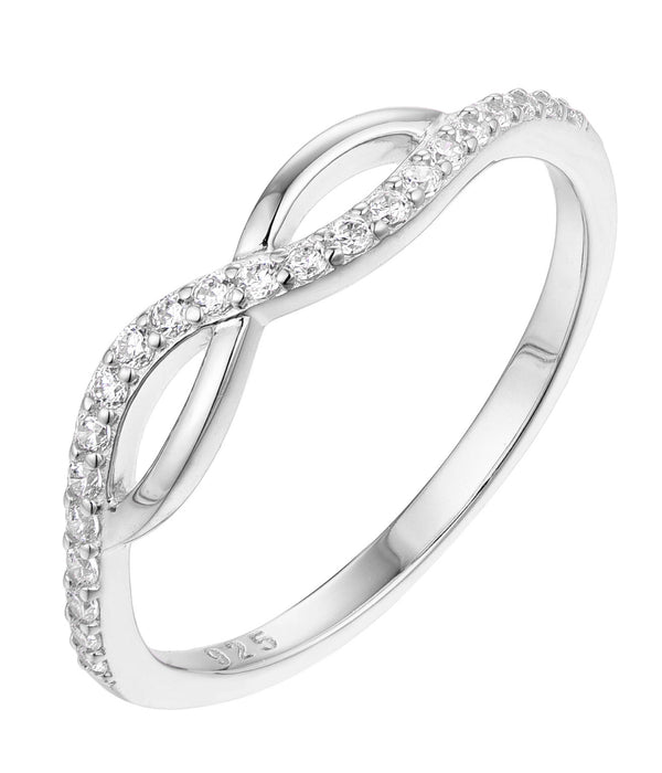 Casablanca Sterling Silver Infinity Ring