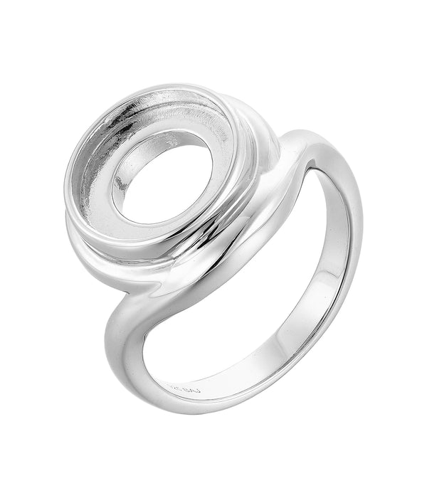 Casablanca Pop Twist Sterling Silver Ring