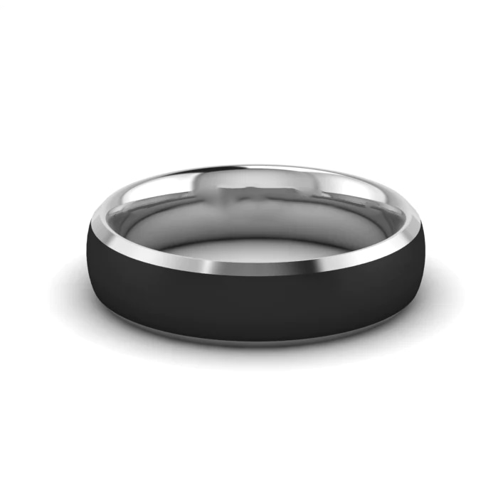 Bogart's 6MM Black Tungsten Inlay Men's Wedding Band