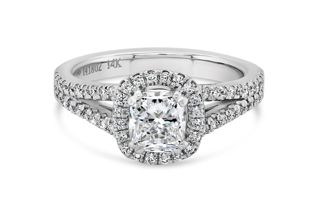 1.51CTW Halo Engagement Ring