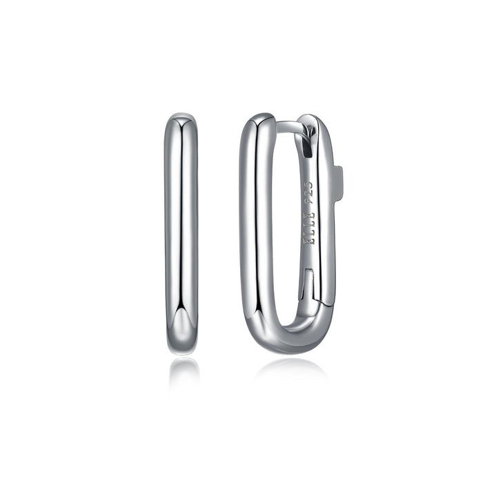 Elle Rectangle Hoop Earrings