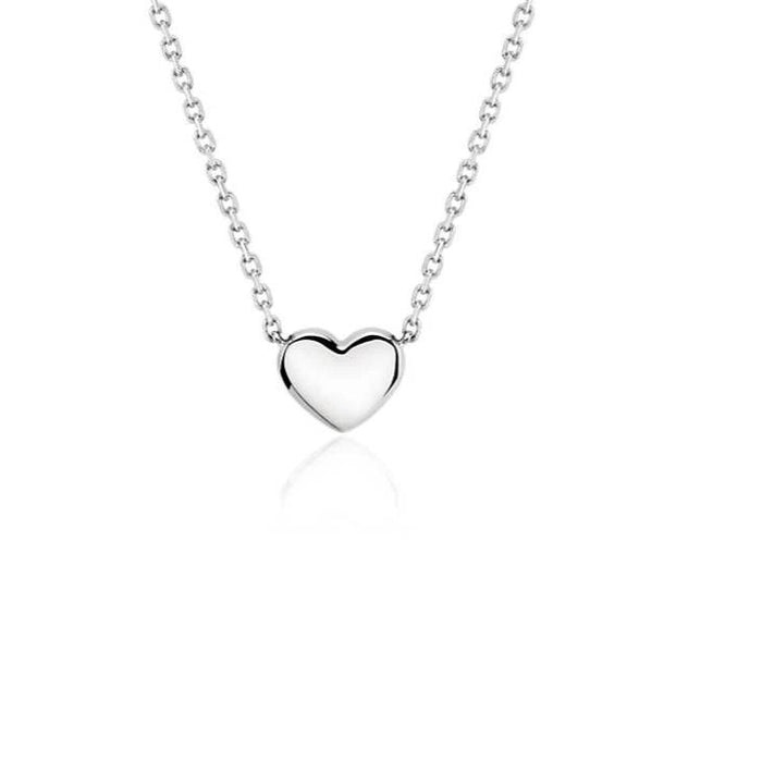 Petite heart store necklace