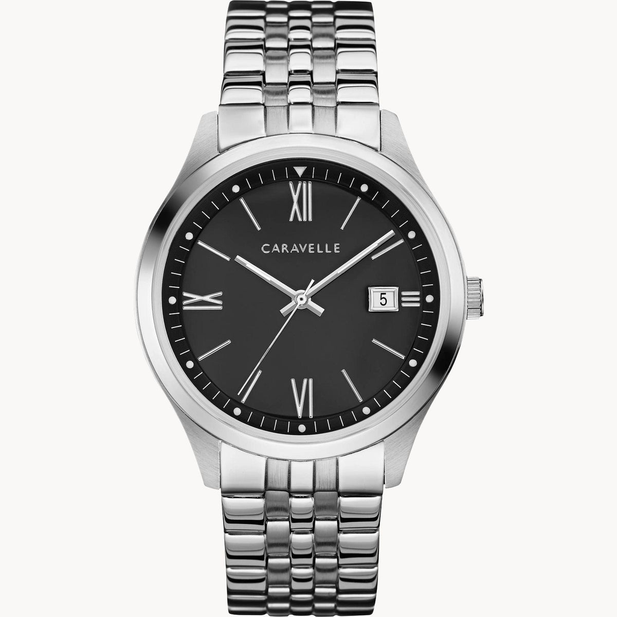 Steel discount dress watch